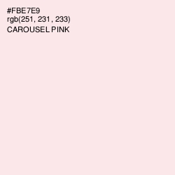 #FBE7E9 - Carousel Pink Color Image